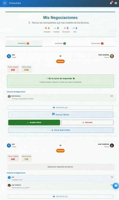 Contratar técnico profesional aire acondicionado Barcelona - ClimaJobs